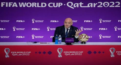 رسميا.. إنفانتينو يعلن إقامة كأس العالم 2034 في السعودية